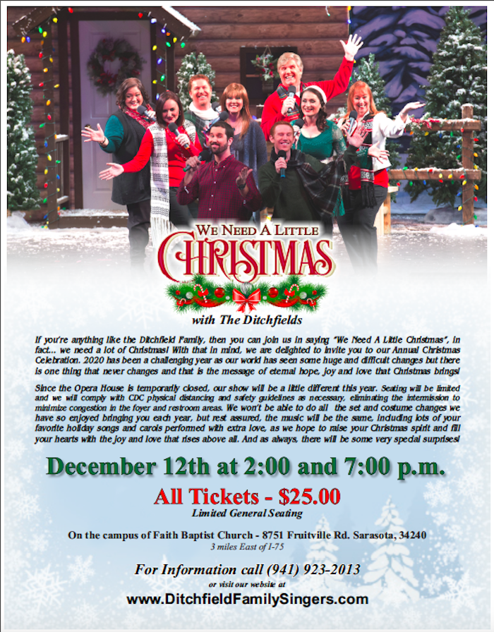 Ditchfield Family Singers Christmas Show 
